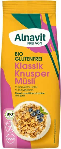 Alnavit KLassik Knuspermüsli glutenfrei