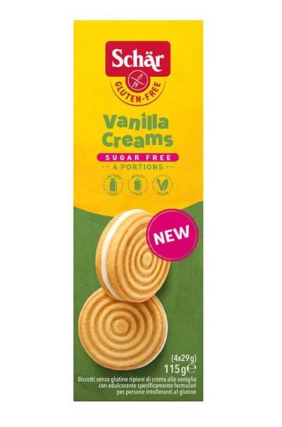 Schär Vanilla Cream Kekse glutenfrei + zuckerfrei