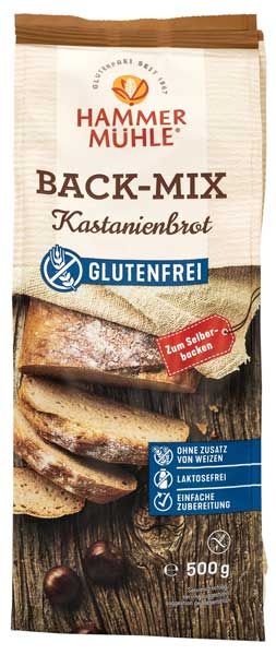Hammermühle Back-Mix Kastanienbrot glutenfrei