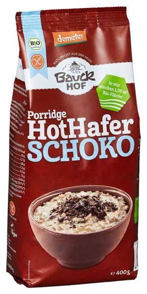 Bauckhof Hot Hafer Schoko demeter glutenfrei