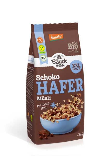 Bauckhof Hafermüsli Schoko glutenfrei