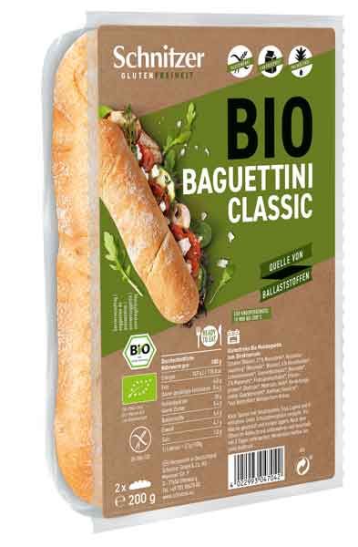 Schnitzer Baguettini Classic Bio glutenfrei
