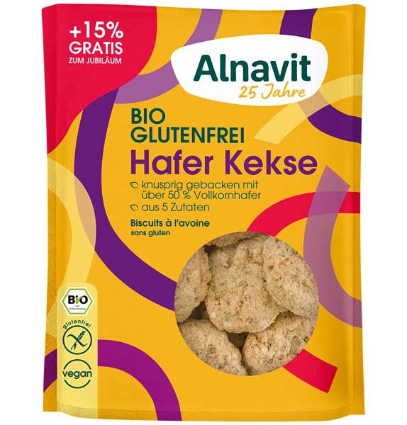 Alnavit Hafer Kekse bio 125g +15%