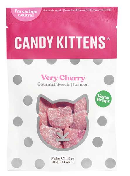 Candy Kittens Very Cherry Kirschfruchtgummi vegan + palmölfrei