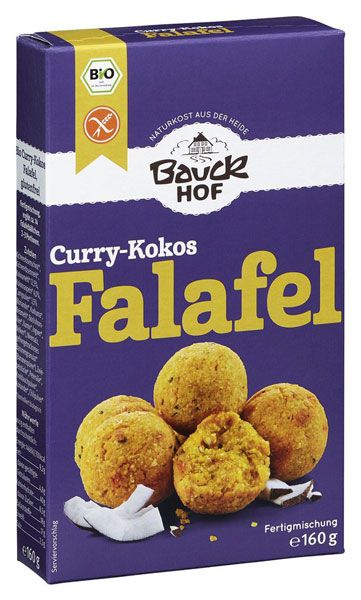 Bauckhof Falafel Curry-Kokos glutenfrei