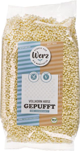 Werz Vollkorn Hirse gepufft glutenfrei