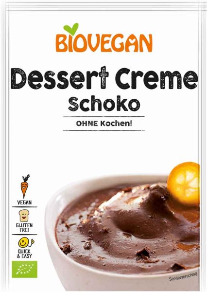 Biovegan Dessertcreme Schoko vegan
