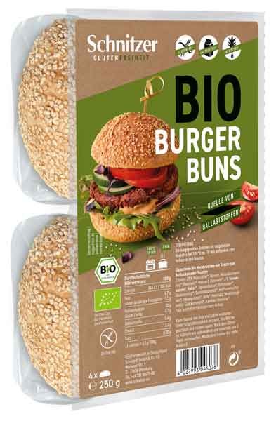 Schnitzer Burger Buns Bio glutenfrei