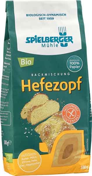 Spielberger Mühle Backmischug Hefezopf glutenfrei