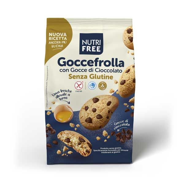 Nutri Free Goccefrolla Keks mit Schokostückchen glutenfrei