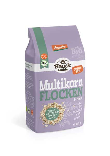 Bauckhof 5-Korn Flocken demeter glutenfrei