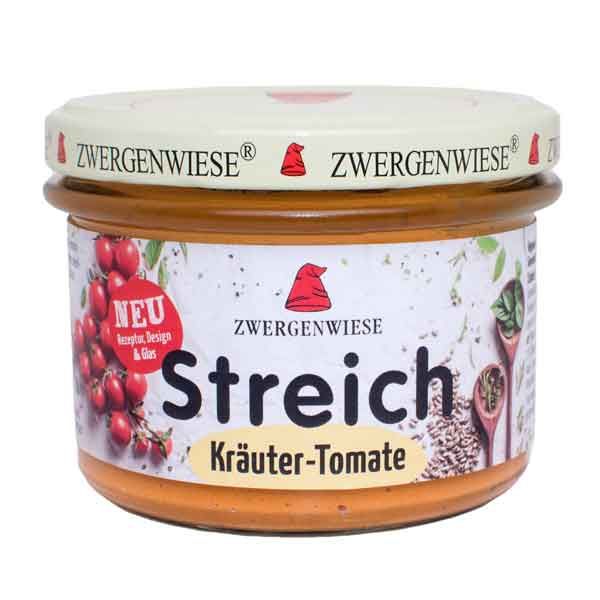 Zwergenwiese Streich Kräuter-Tomate bio 180g