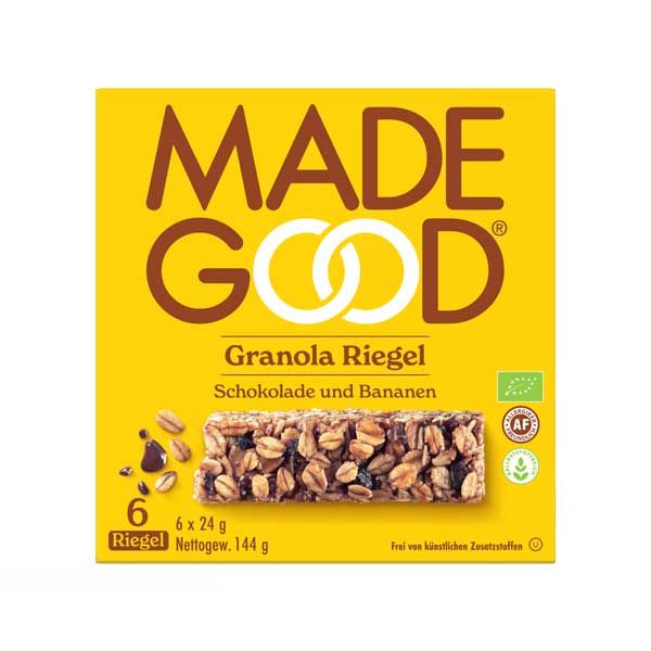 Madegood Chocolate Banana Granola Bar glutenfrei