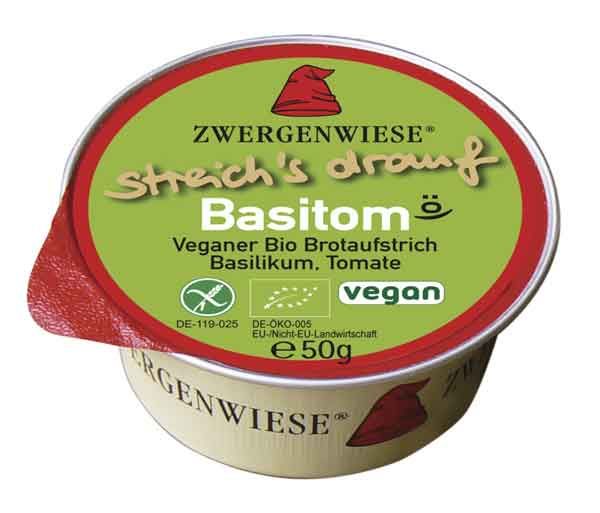 Zwergenwiese Streich's drauf Basitom vegan, glutenfrei