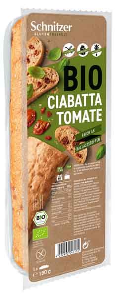 Schnitzer Ciabatta Tomate Bio glutenfrei