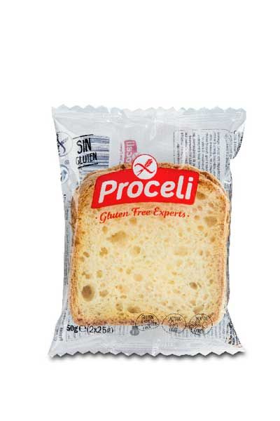Proceli Toastbrot 2 Scheiben 50g