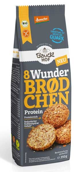 Bauckhof Wunderbrödchen Protein glutenfrei