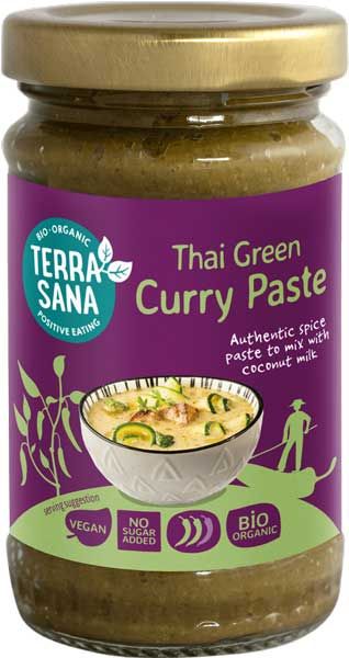 TERRASANA Thai Green Curry Paste bio 120g