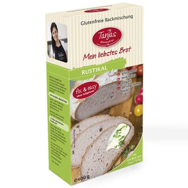 Tanjas glutenfrei Brotbackmischung Rustikal