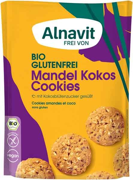 Alnavit Mandel Kokos Cookies bio 125g