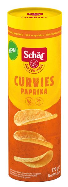 Schär Curvies Kartoffelchips Paprika