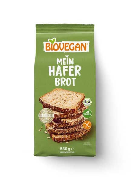 Biovegan Brotbackmischung Mein Haferbrot bio 530g