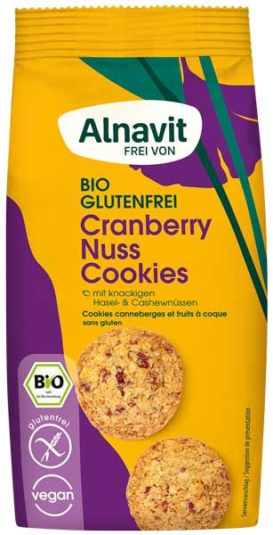 Alnavit Cranberry Nuss Cookie glutenfrei