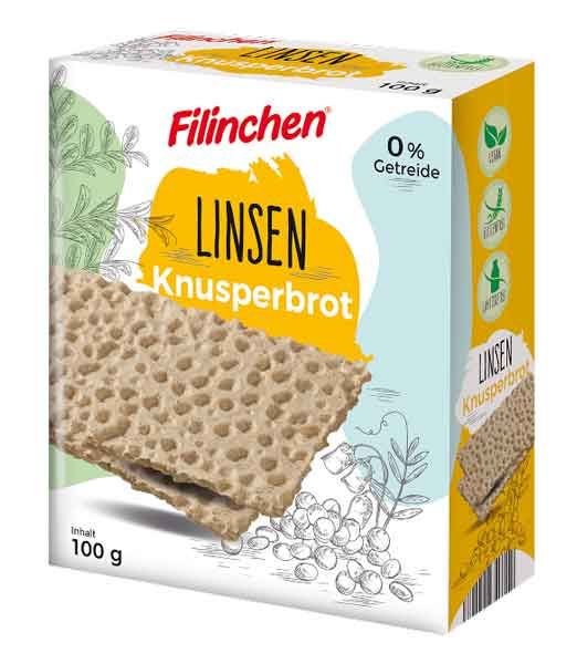 Filinchen Linsen Knusperbrot glutenfrei