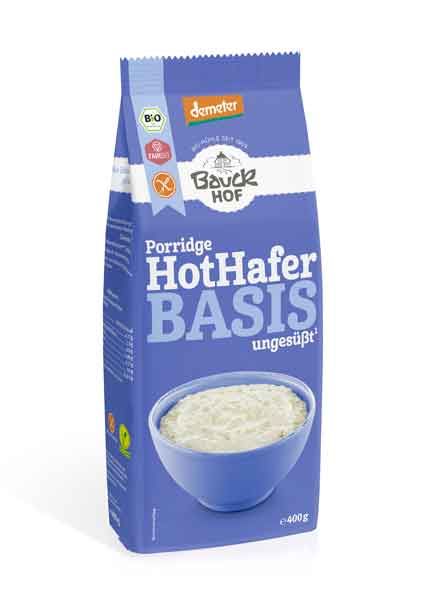 Bauckhof Hot Hafer Basis demeter glutenfrei