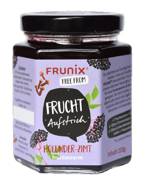 FRUNIX HOLUNDER-ZIMT Fruchtaufstrich fructosearm