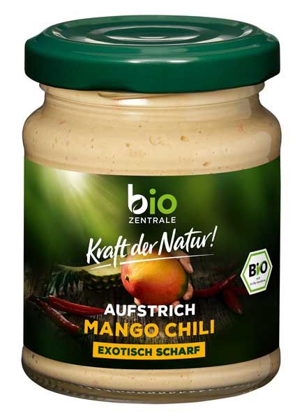 biozentrale Aufstrich Mango Chili bio 125g
