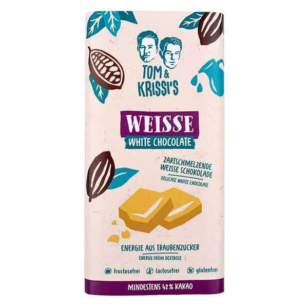 Tom & Krissi's Weisse Schokolade 90g