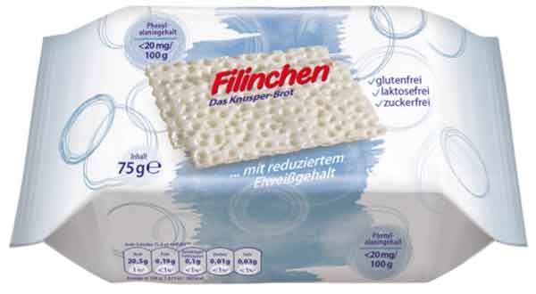 Filinchen Knusper-Brot eiweißreduziert & glutenfrei 75g