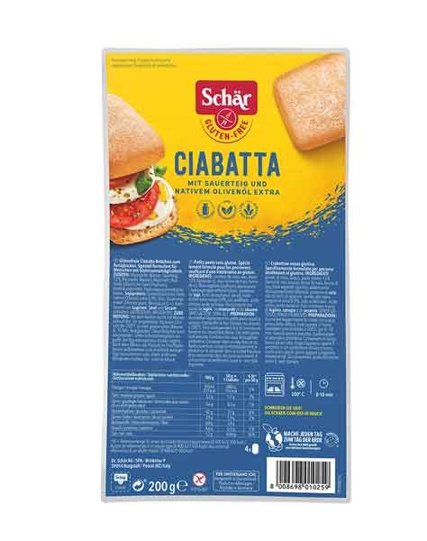 Schär Ciabatta Brötchen glutenfrei