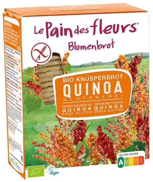 Blumenbrot Knusprige Quinoa-Schnitten