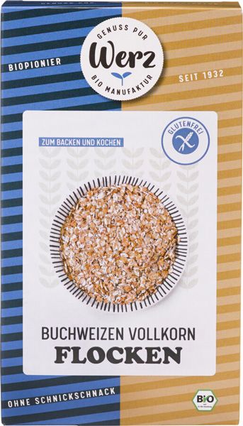 Werz Buchweizen Vollkorn Flocken glutenfrei