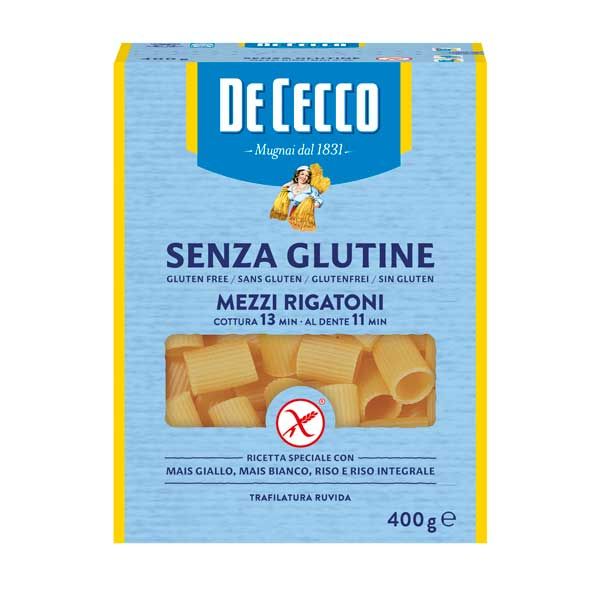 De Cecco glutenfrei Mezzi Rigatoni 400g