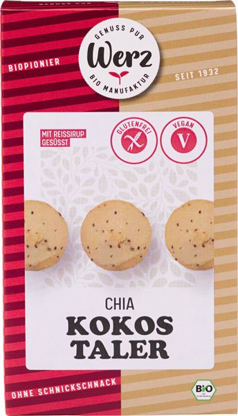 Werz Chia Kokos Taler glutenfrei