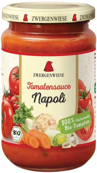 Zwergenwiese Tomatensauce Napoli vegan