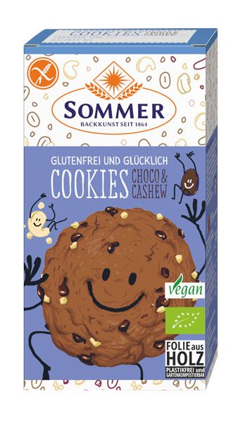 Sommer Cookies Choco & Cashew glutenfrei