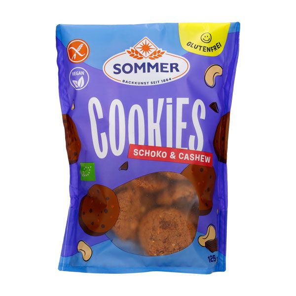 Sommer Cookies Choco & Cashew glutenfrei