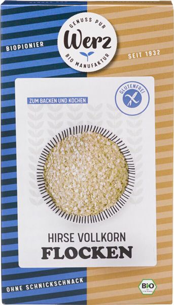 Werz Hirse Vollkorn Flocken glutenfrei