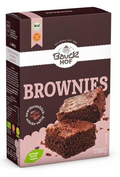 Bauckhof Brownies Backmischung glutenfrei