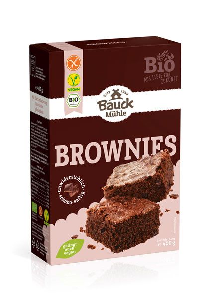 Bauckhof Brownies Backmischung glutenfrei