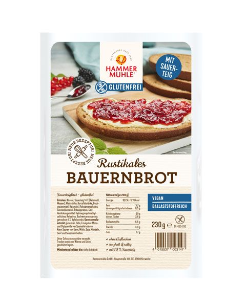 Hammermühle Bauernbrot glutenfrei