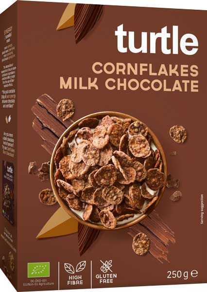Turtle Cornflakes Milchschokolade glutenfrei