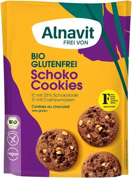 Alnavit Schoko Cookies glutenfrei