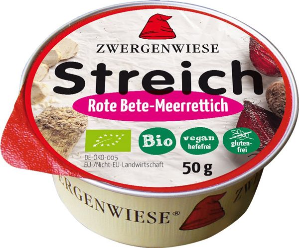 Zwergenwiese Kleiner Streich Rote Bete-Meerrettich vegan