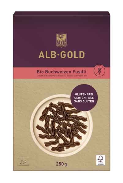 Alb-Gold glutenfrei Bio Buchweizen Fusilli 250g