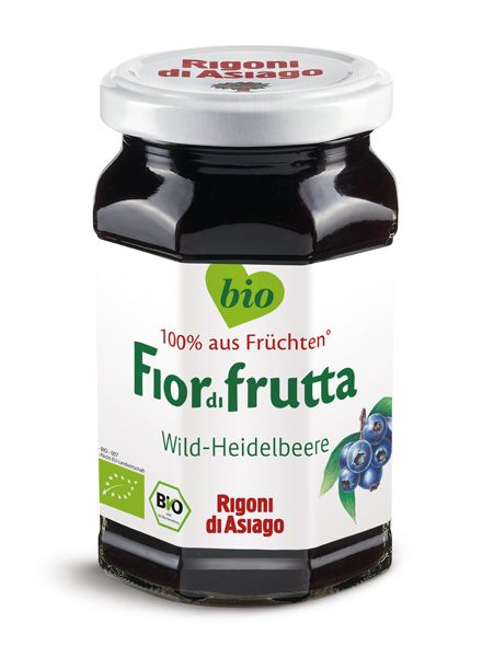 Rigoni di Asiago Fruchtaufstrich Wild-Heidelbeere bio 250g